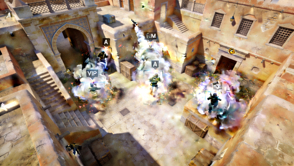 CSGO Mirage 地图 A 点三连烟雾弹高清点位 3D 视频画面
